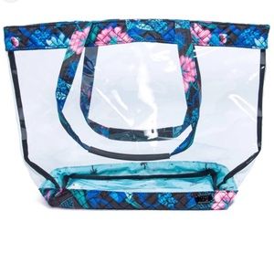 Lug Peekaboo Clearview Tote Bag- Resort Black